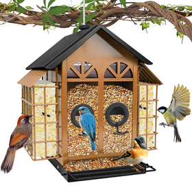 TayePin outdoor metal bird feeder showcasing rugged durability for garden feeding