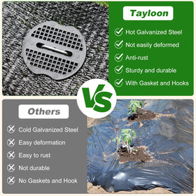 TAYLOON gasket pack helps stabilize fabric and turf projects.