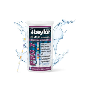 Taylor S-1452 bottle label for quick, reliable home pool testing.