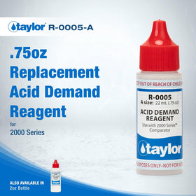 Taylor Dropper Refills 0.75 oz for reliable acid demand readings