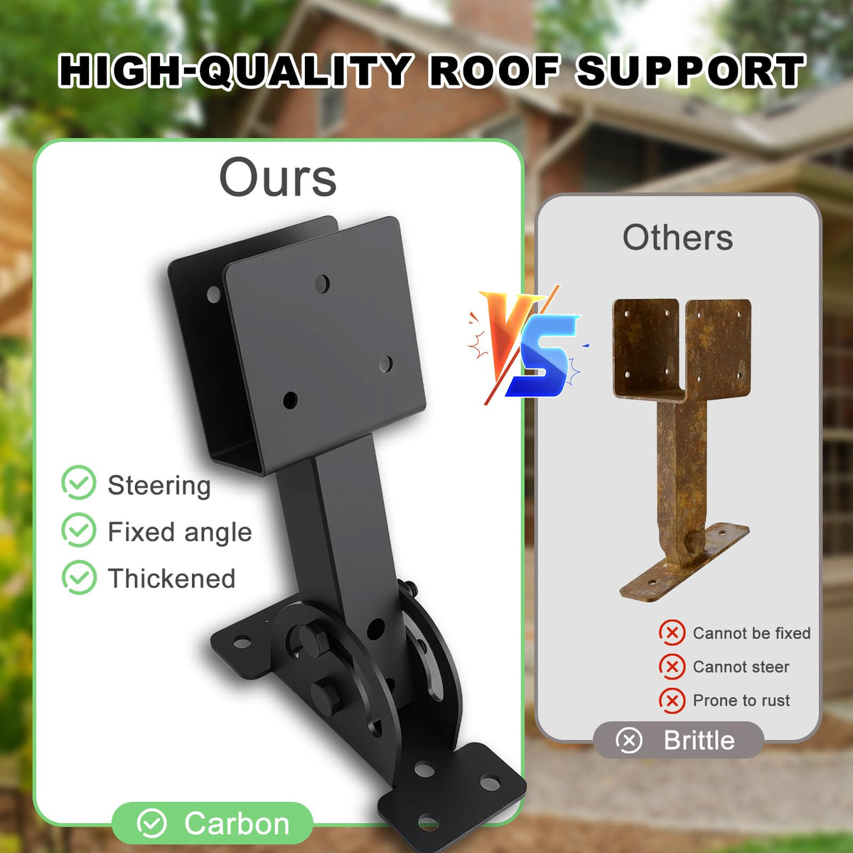 TAYORY 2x4-2x6 compatible brackets fitting common timber sizes