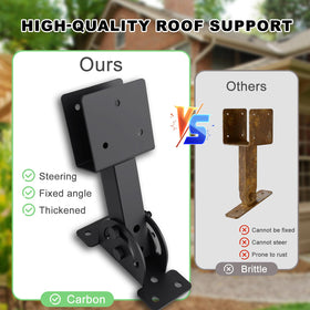 TAYORY 2x4-2x6 compatible brackets fitting common timber sizes