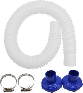 Easy installation and refreshed pool skimmer hose setup