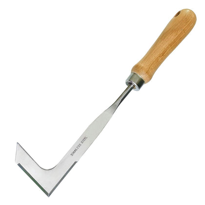 tBesme crack weeder with L-shape blade for precise sod cutting in patio cracks