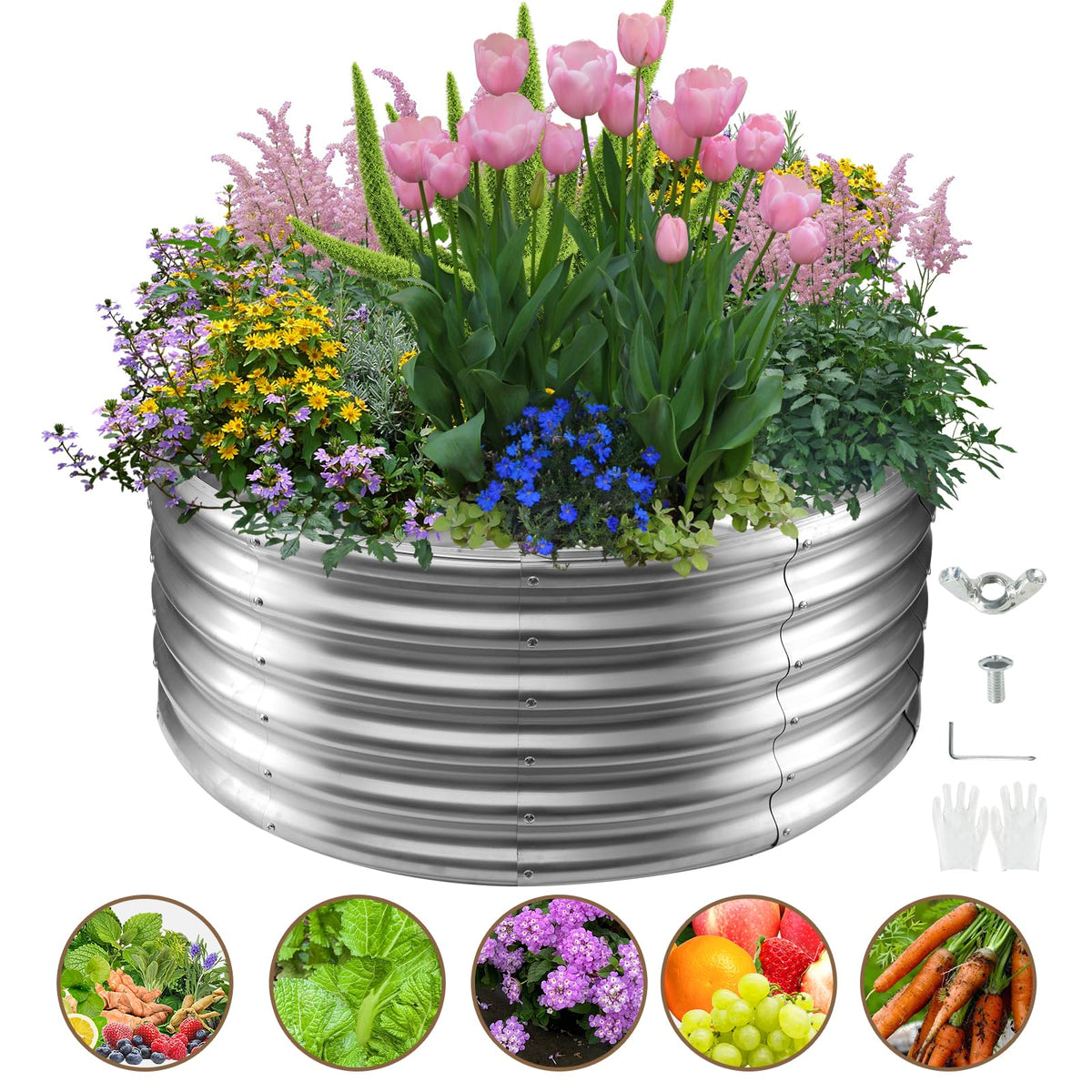 TBMLC Camp Fire Ring Pit rust-resistant-coating for long-lasting outdoor use with minimal upkeep.