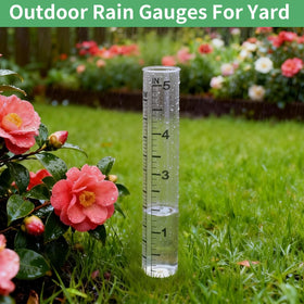TBWHL durable glass rain gauge tube ready for weather exposure