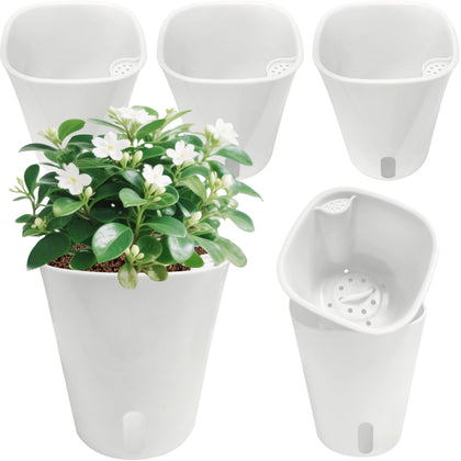 TCBWFY 5-inch self-watering pot inner pot ideal for succulents and herbs.