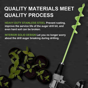 TCBWFY auger bit ideal for bulbs and seedlings planting