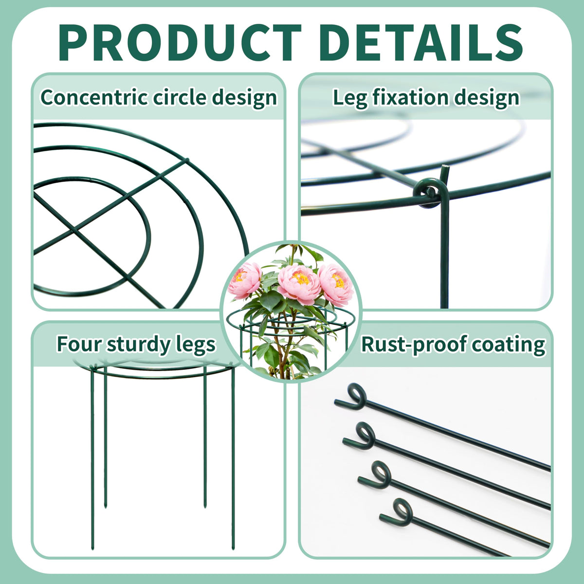 TCBWFY circular grid design keeps branches upright and neat