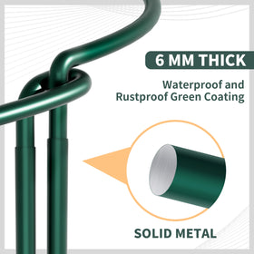 TCBWFY half-round interlocking design creates flexible single or paired cages.