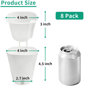 TCBWFY 4-inch planter designed for succulents, herbs, and small flowers