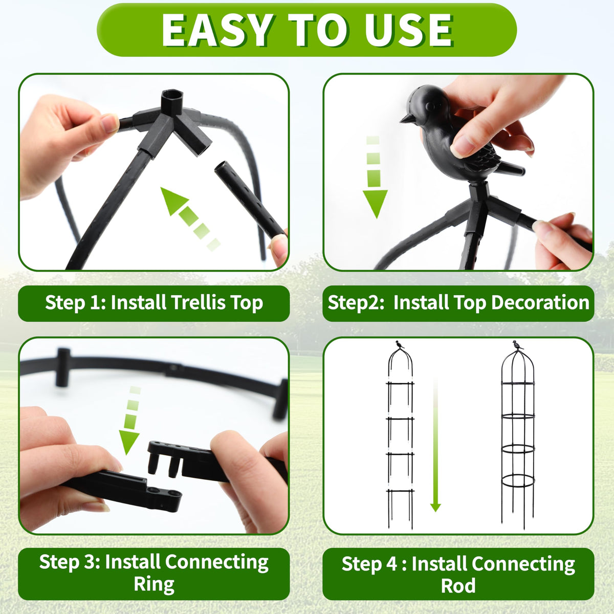 TCBWFY tool-free assembly for quick, tool-less setup in minutes.