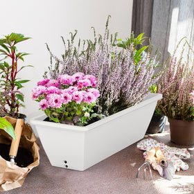 Tcevily balcony-friendly planter to brighten patios and decks