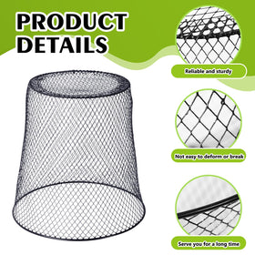 Tcevily vinyl-coated iron mesh close-up shows sturdy garden protection.