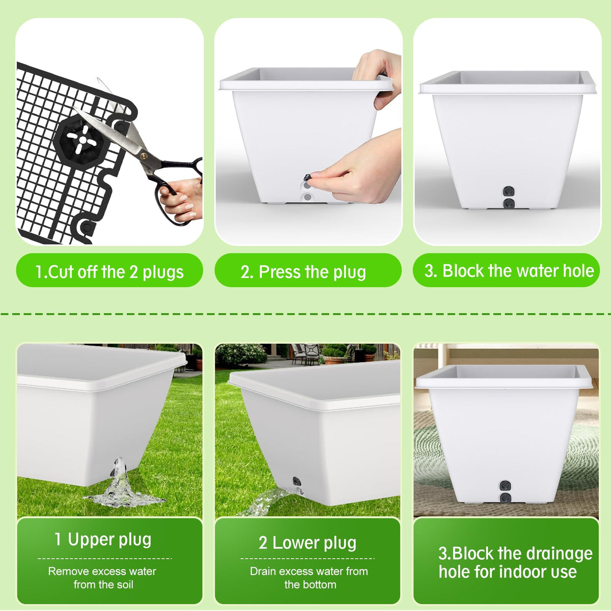 Tcevily water-absorbing net insert balances moisture for healthy plants