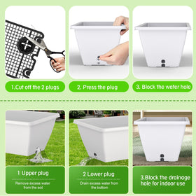 Tcevily water-absorbing net insert balances moisture for healthy plants