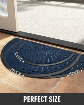 Tchdio all-season mat suitable for porch, patio, or garage with durable performance.