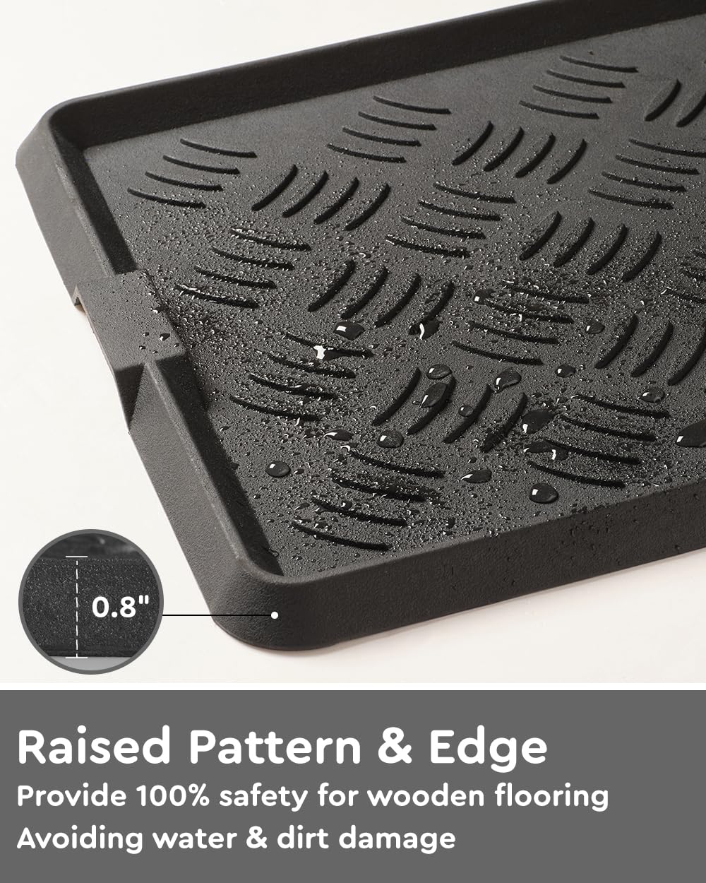 tchdio boot tray for indoor and outdoor use in all weather.