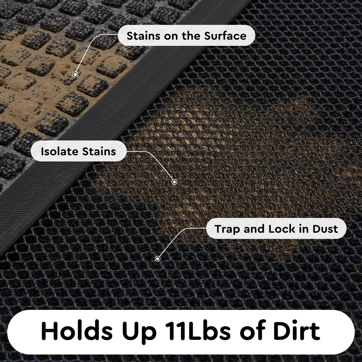 Tchdio easy-clean maintenance lets you rinse or shake off dirt