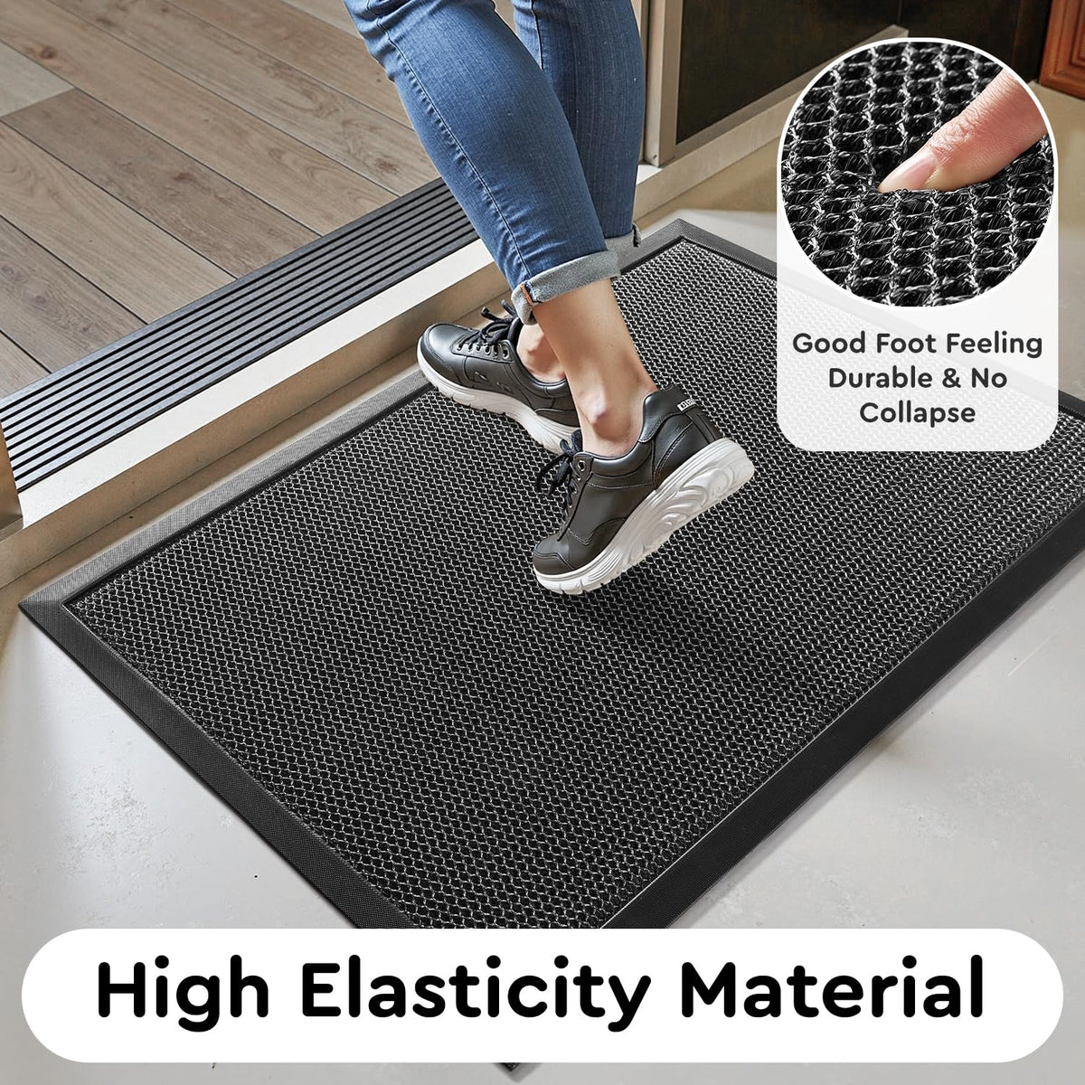 tchdio entrance mat durable design resists outdoor wear