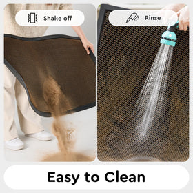 Tchdio stain-resistant mat stays fresh between cleanings.