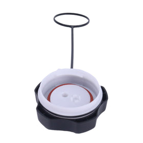TCINDRR fuel cap assembly view demonstrates easy replacement on yard equipment
