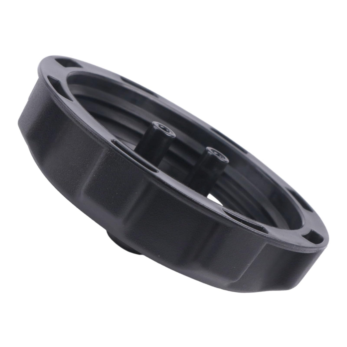 TCINDRR fuel cap gasket area demonstrates strong leak prevention.