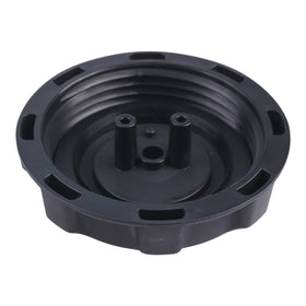 TCINDRR fuel cap side profile highlighting compact rugged construction.