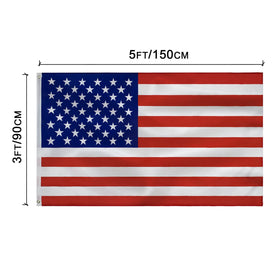 TCTOHZNG American flag indoor display, vibrant color for home or office.