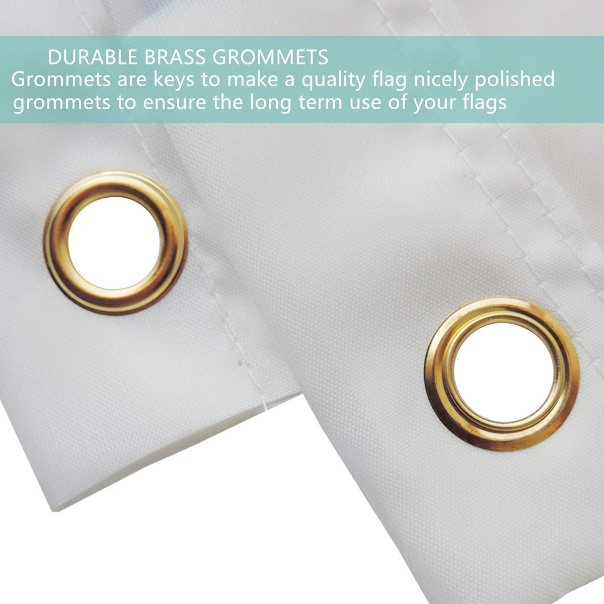 TCTOHZNG flag polyester material offers light, easy setup.