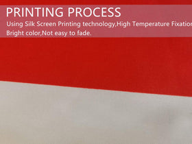 TCTOHZNG Italian flag double-stitched edges extend life and reduce fraying