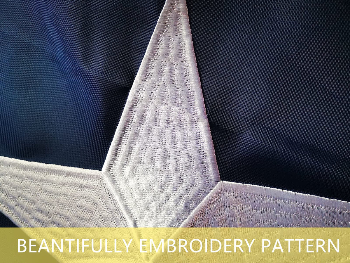 TCTOHZNG double-stitched flag ends boost durability against wind and rain.