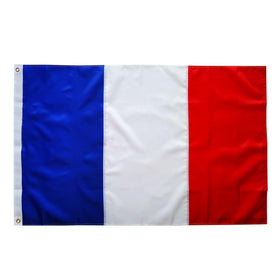 TCTOHZNG France flag 2x3ft on sturdy oxford cloth for outdoor display.