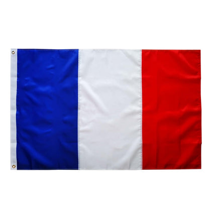 TCTOHZNG France flag 2x3ft on sturdy oxford cloth for outdoor display.