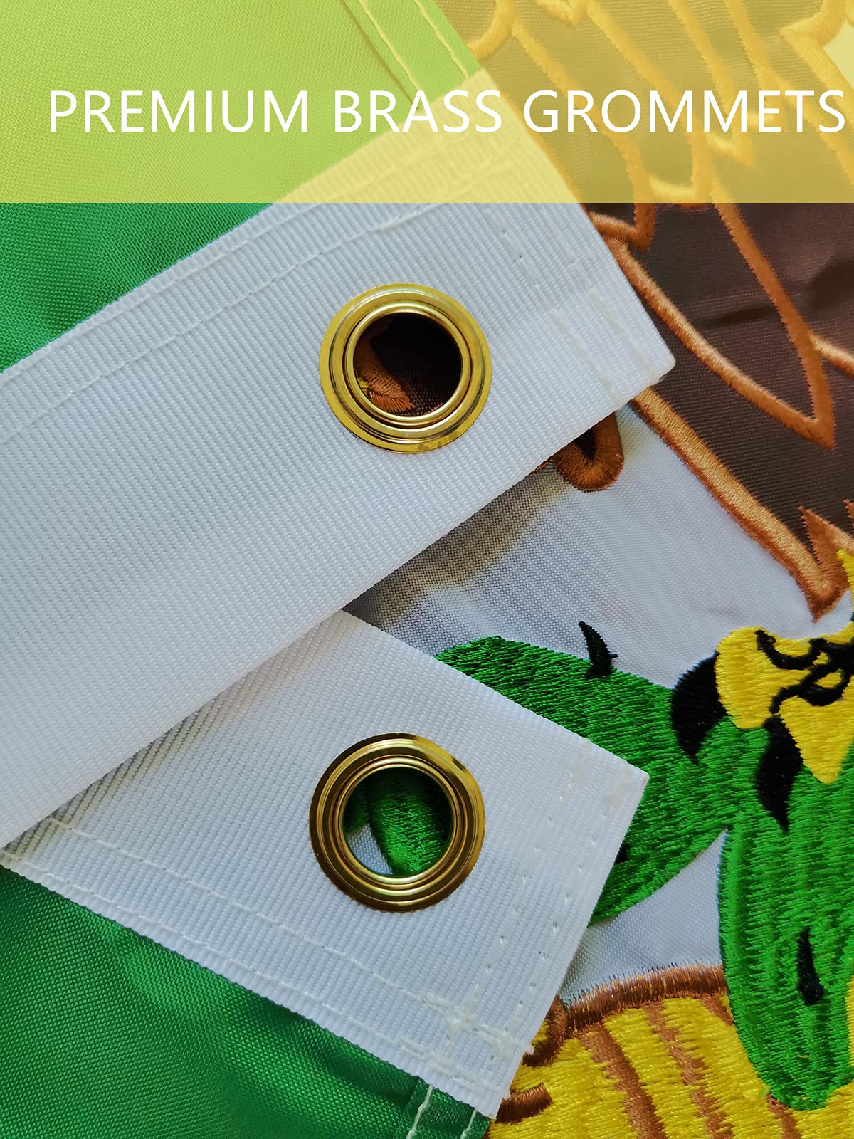 TCTOHZNG 210D oxford material flag offers durable outdoor resilience.
