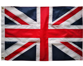 TCTOHZNG Union Jack flag 2x3ft—outdoor-ready with durable stitching.