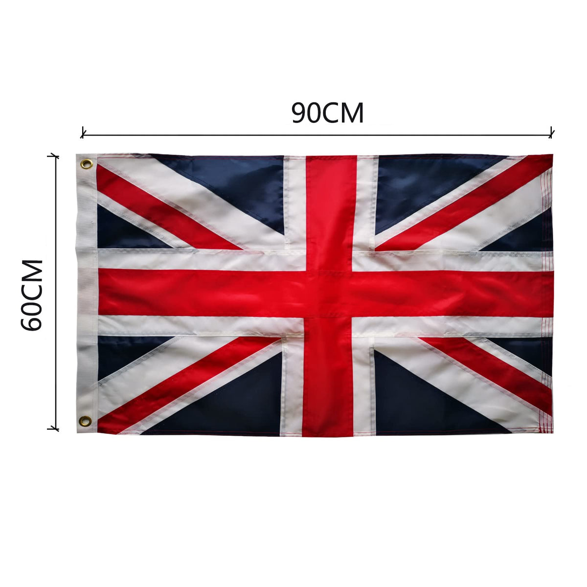 TCTOHZNG Union Jack flag sewn stripes for a pristine look.