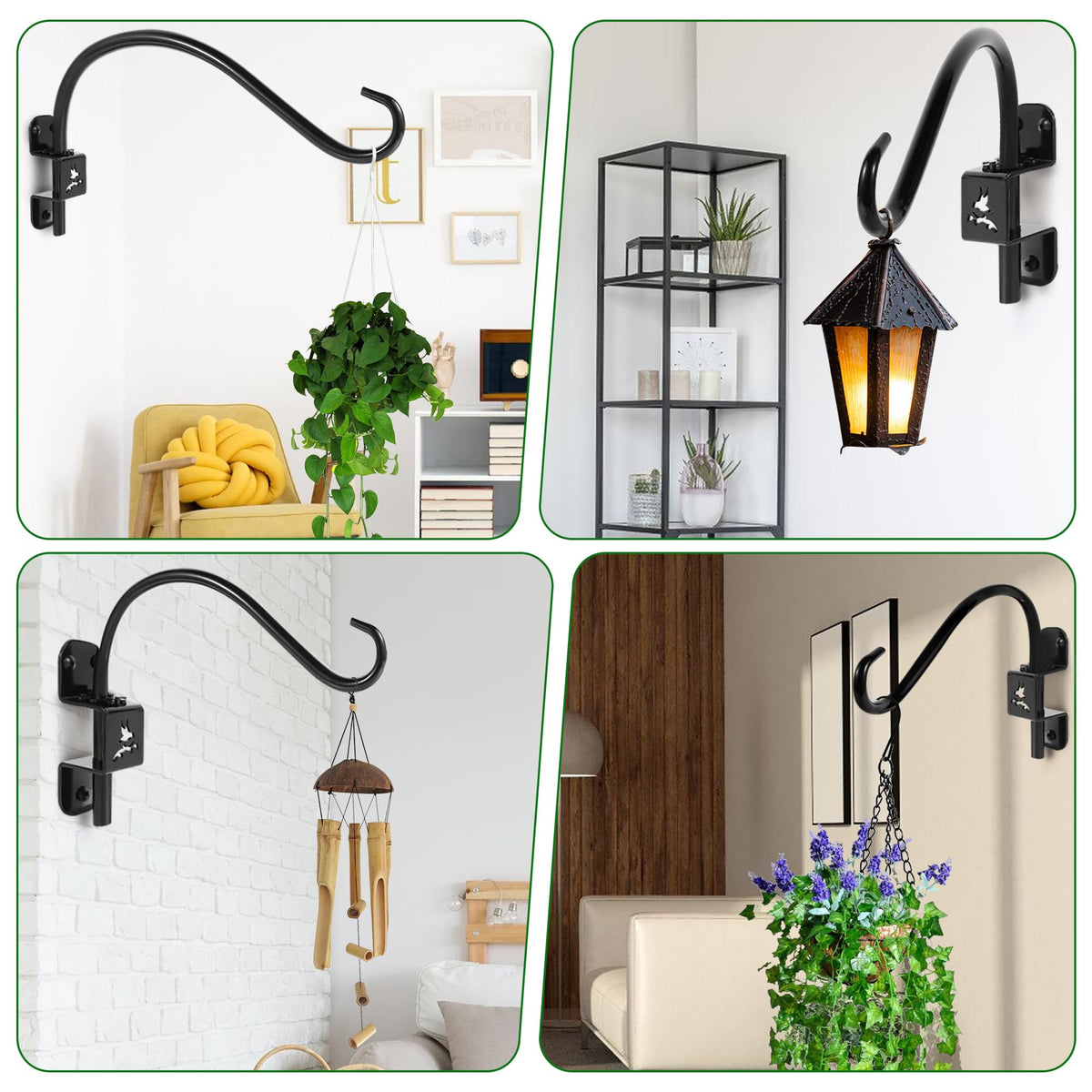 TCYPUHL black wall-mount bracket ships ready for outdoor use.