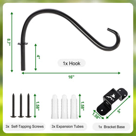 TCYPUHL triple mounting holes allow secure outdoor installation on multiple surfaces.