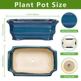 Close-up of Teagas pot drainage hole and net for moisture control