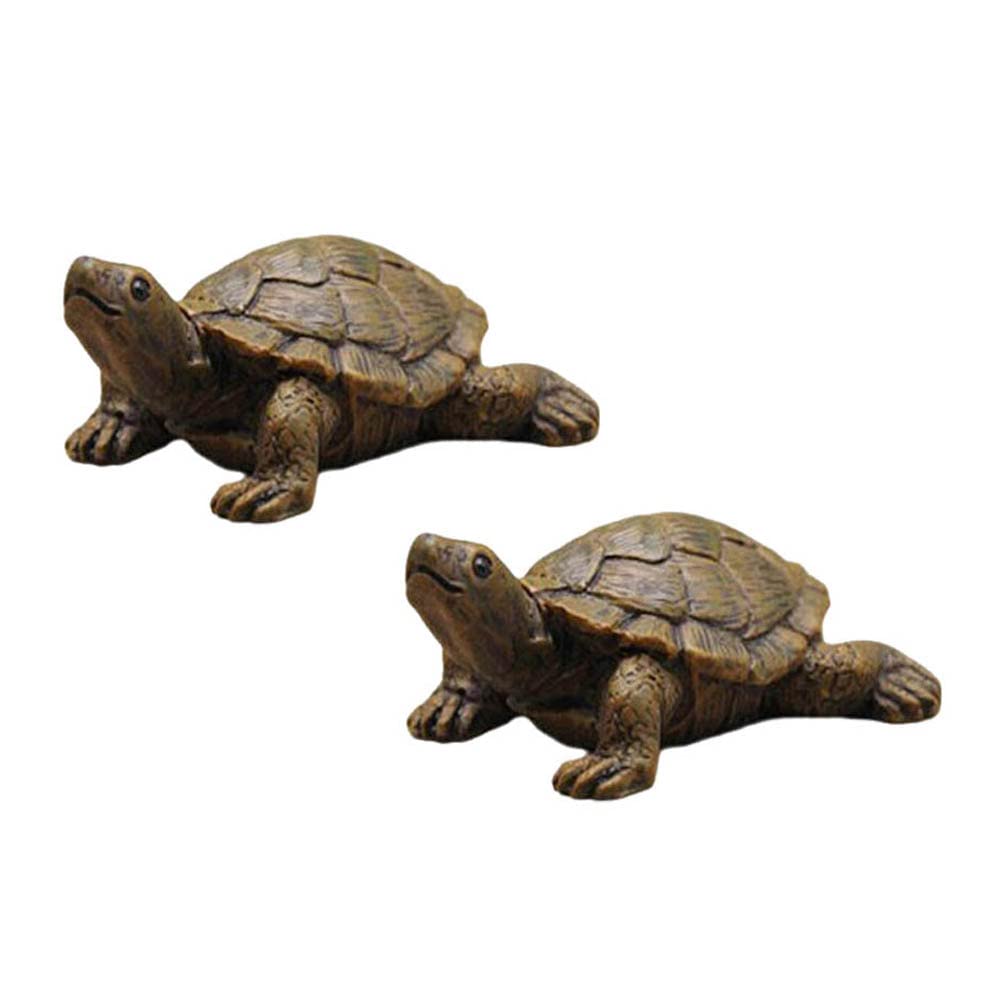 TEAMWILL turtle statue outdoors on porch adds whimsical curb appeal.