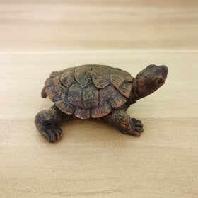 TEAMWILL mini turtle figurine fits small planters.