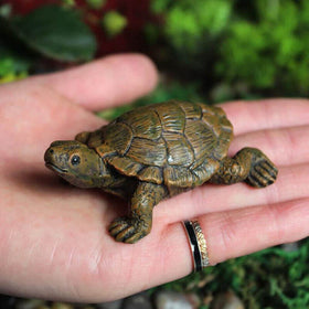 TEAMWILL resin turtle sculpture elevates patio decor.