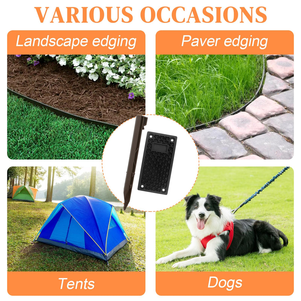 TEANTECH easy installation on soft or hard ground for versatile use.
