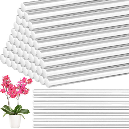 Tebery clear plant stake 17-3 inch supports delicate stems in pots.
