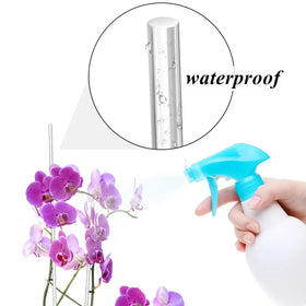 Tebery orchid stake transparent support steadies blooming stems.