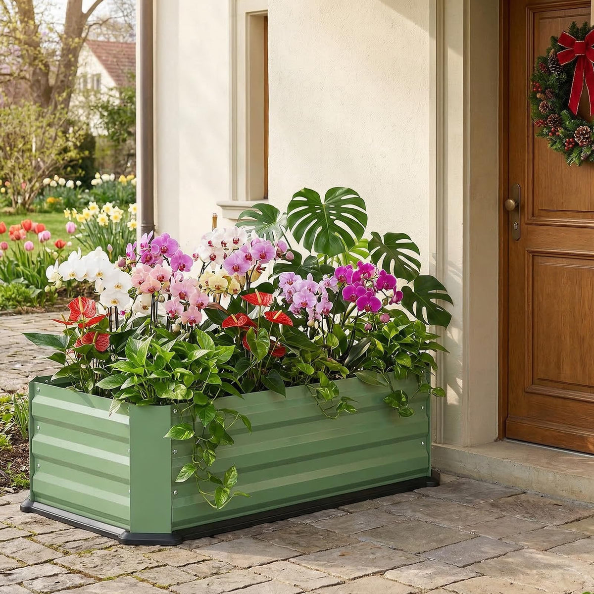 Tecana modern minimalist planter design complements contemporary spaces.