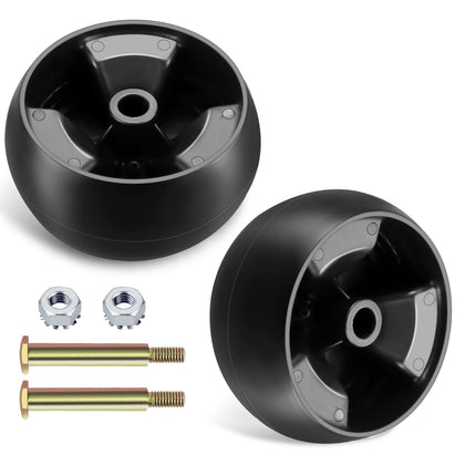 Techecook 734-04155 deck wheel kit 2-pack for smoother mowing on uneven terrain