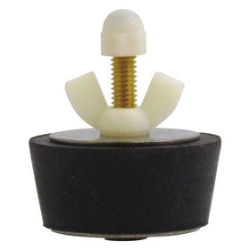 Technical 11 winter rubber plug seals a 2-inch pipe for freeze protection.