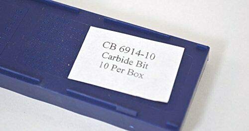 Technicians Choice negative rake bit 10pk compact case keeps bits organized.